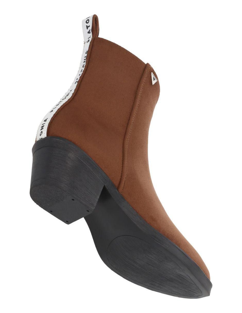 Bota cowboy al tobillo Texas de gamuza para mujer 5