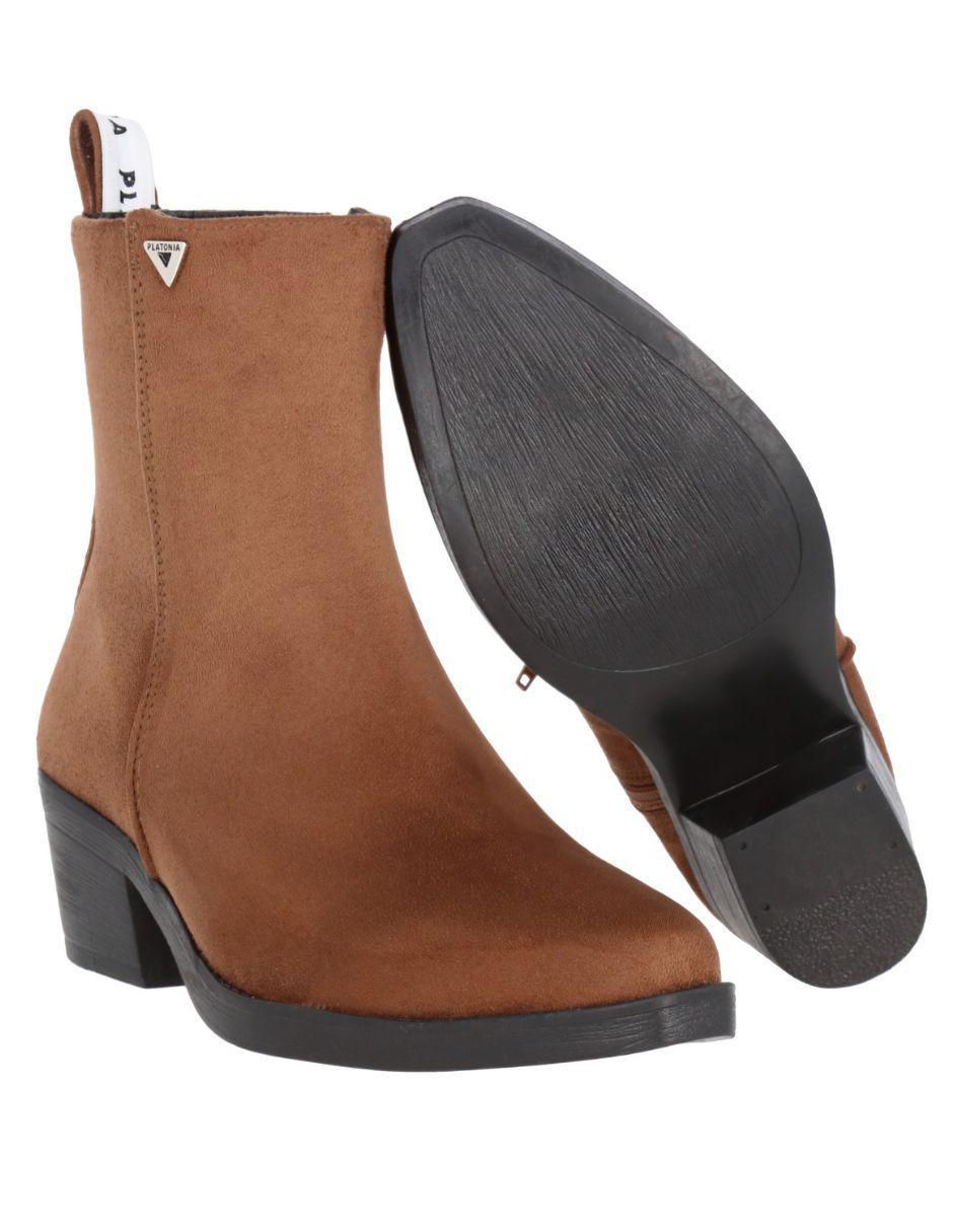 Bota cowboy al tobillo Texas de gamuza para mujer 6