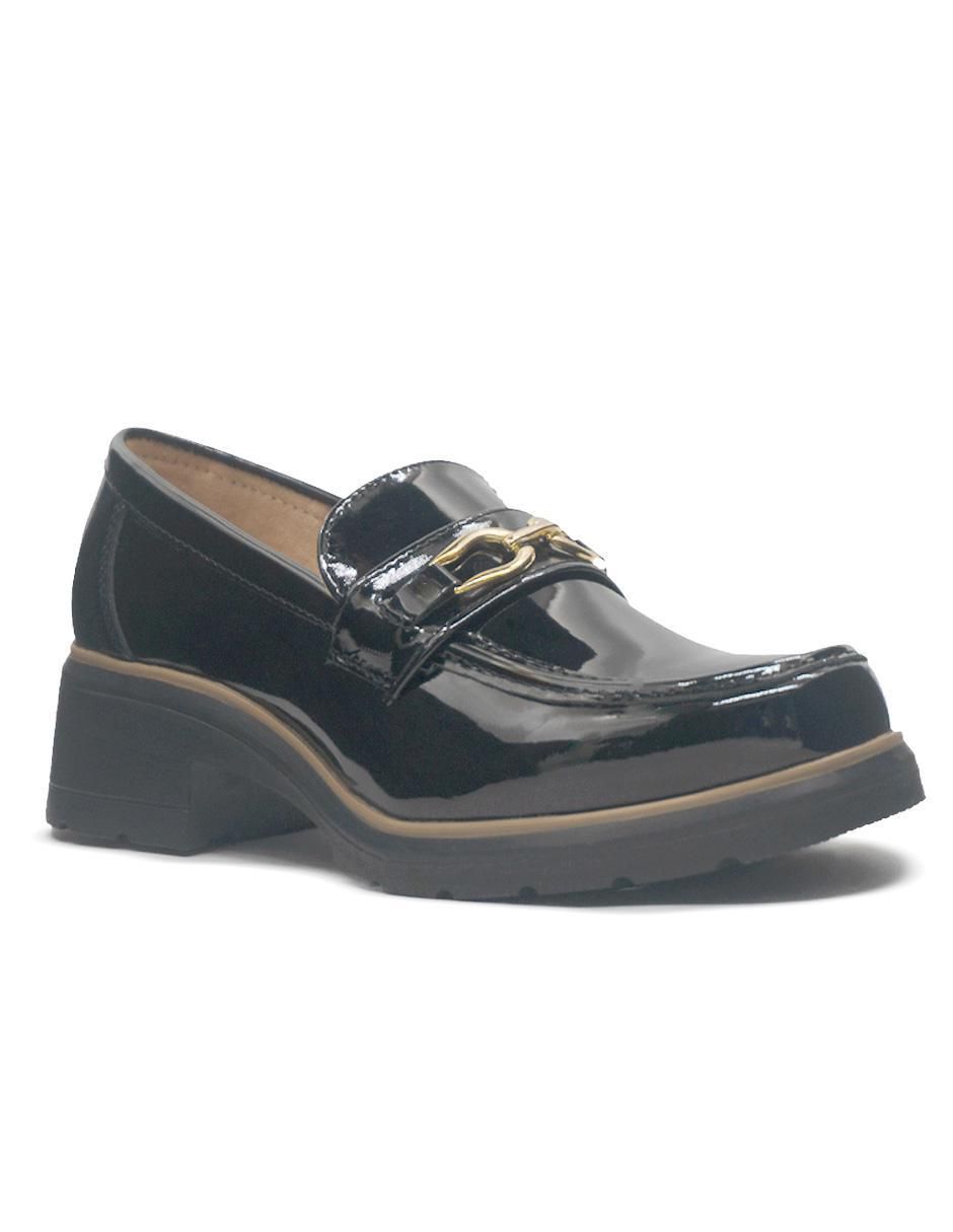 Mocasín de charol para mujer