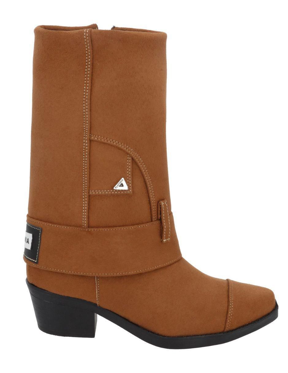 Bota cowboy arriba del tobillo Arizona de gamuza para mujer 3