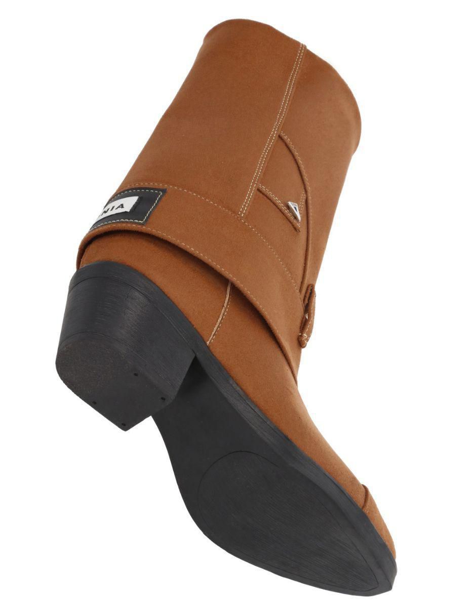 Bota cowboy arriba del tobillo Arizona de gamuza para mujer 6