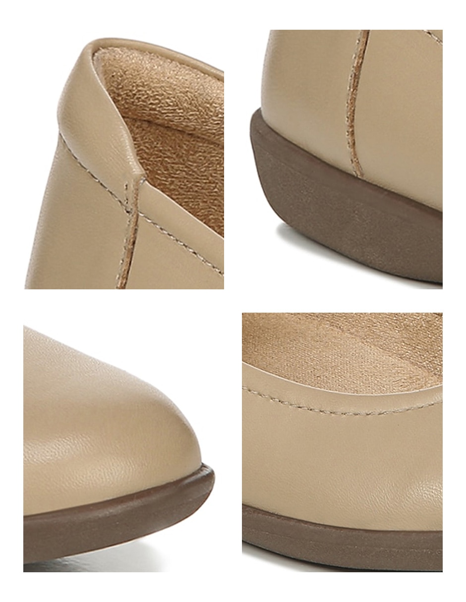 Balerina de piel para mujer 8