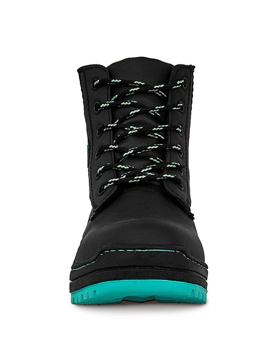Bota al tobillo de piel para mujer 4