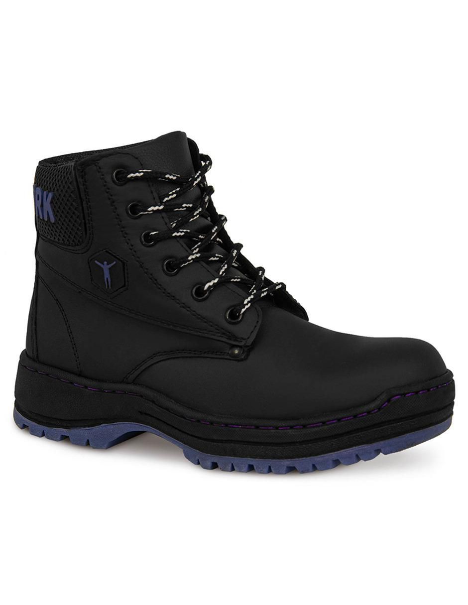 Bota al tobillo de piel para mujer