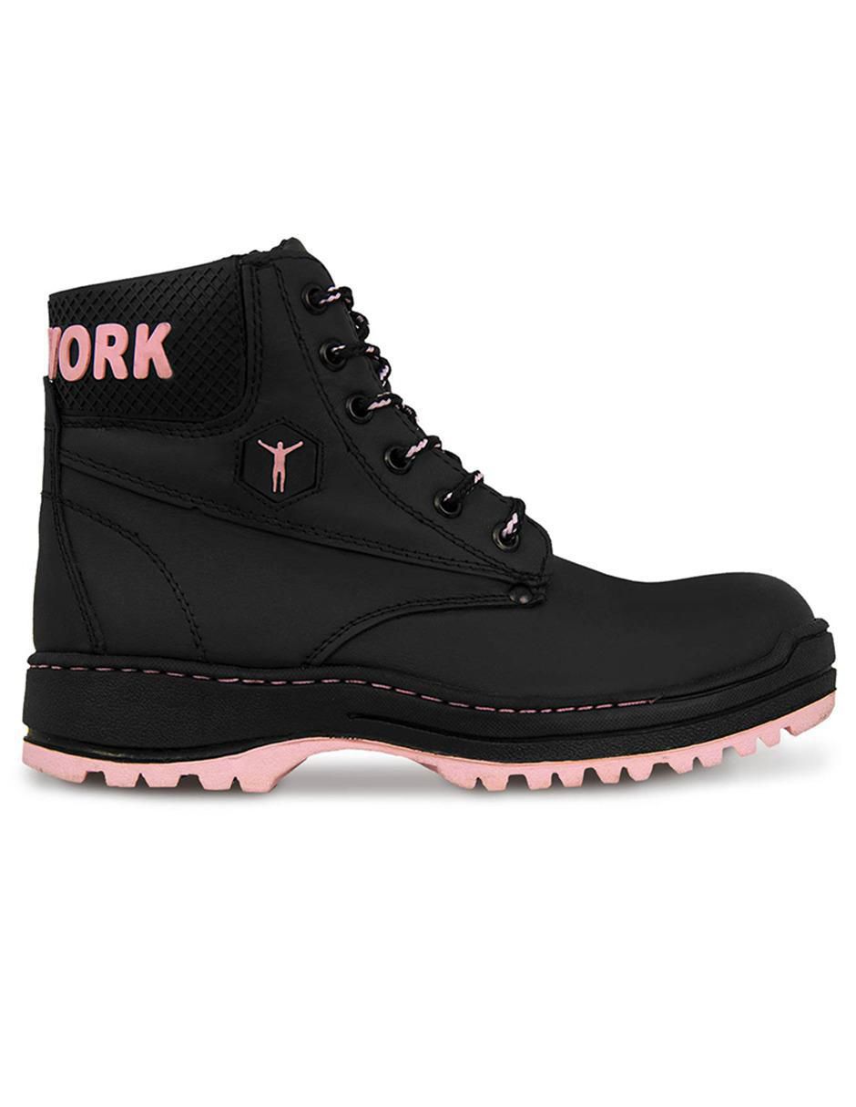 Bota al tobillo de piel para mujer 4