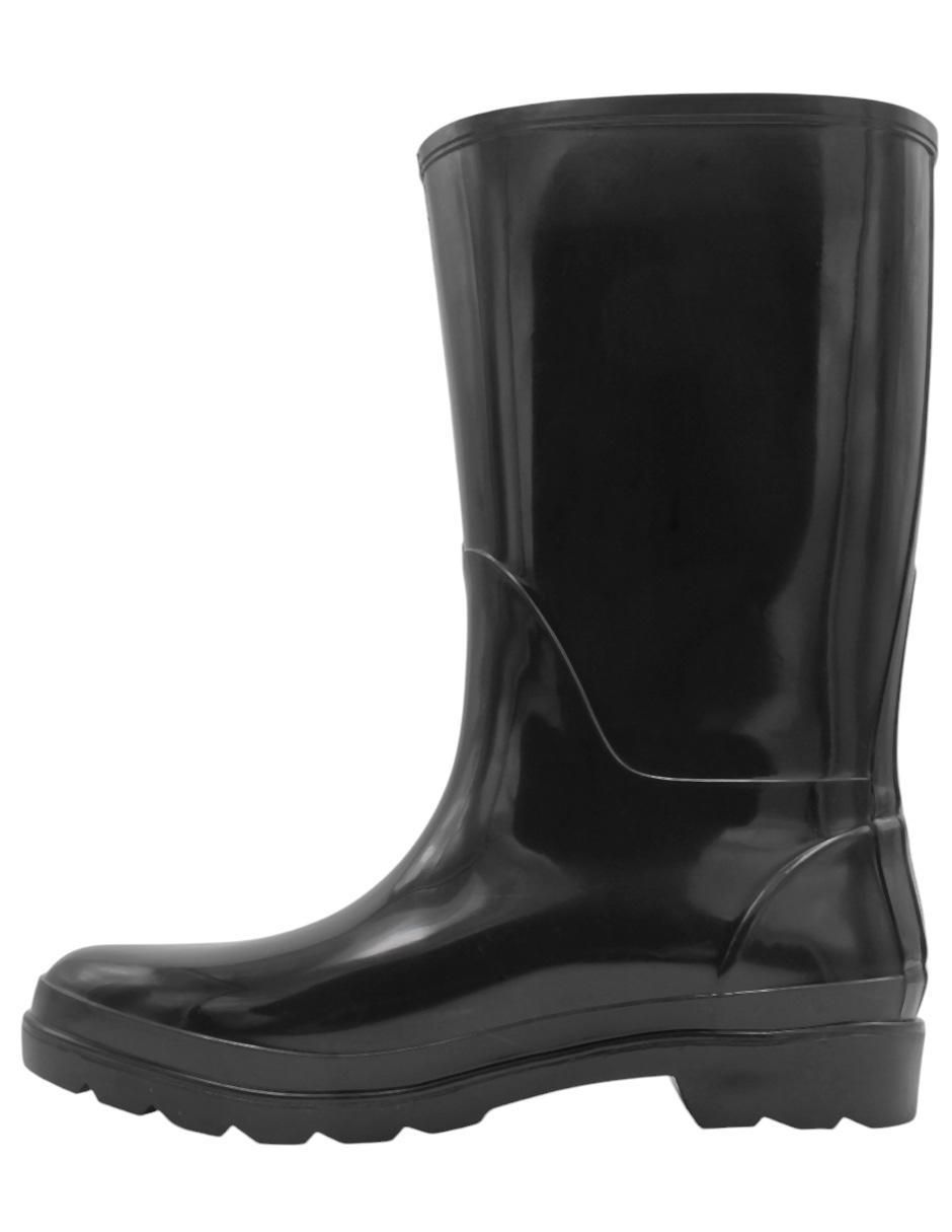 Bota para lluvia abajo de la rodilla para mujer 4