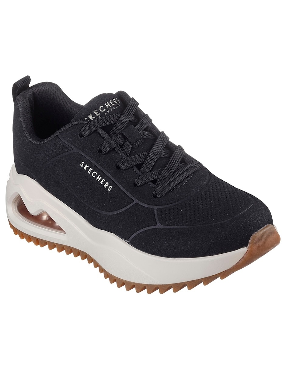 Zapatos Deportivos Skechers Og 92 Mujer Negro Zapatillas Urbanas Skechers  Niña Wave 92 303557L-Blk Negro