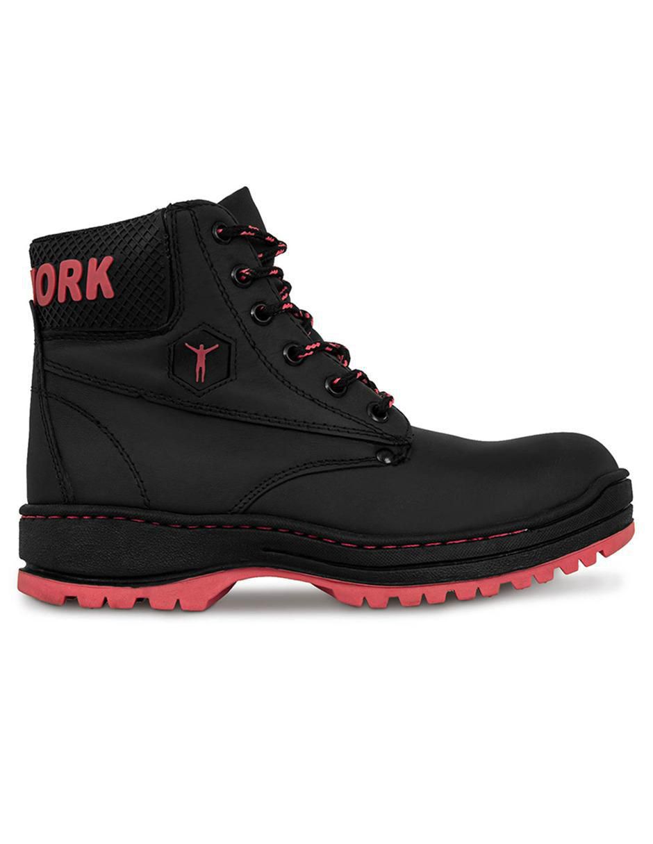 Bota al tobillo de piel para mujer 3