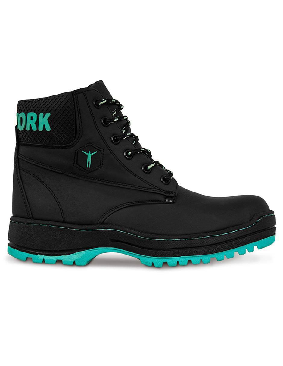 Bota al tobillo de piel para mujer 3