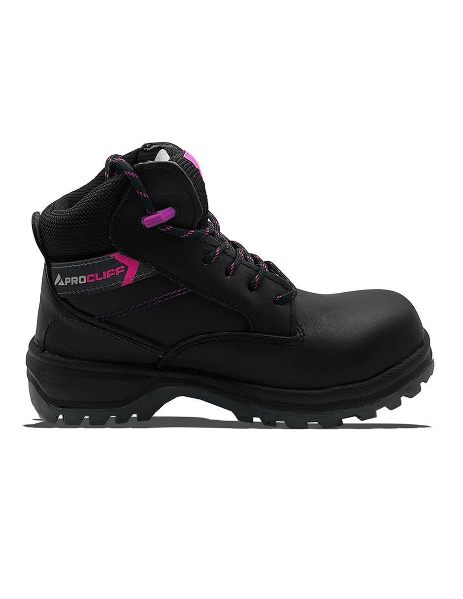 Bota al tobillo de piel para mujer