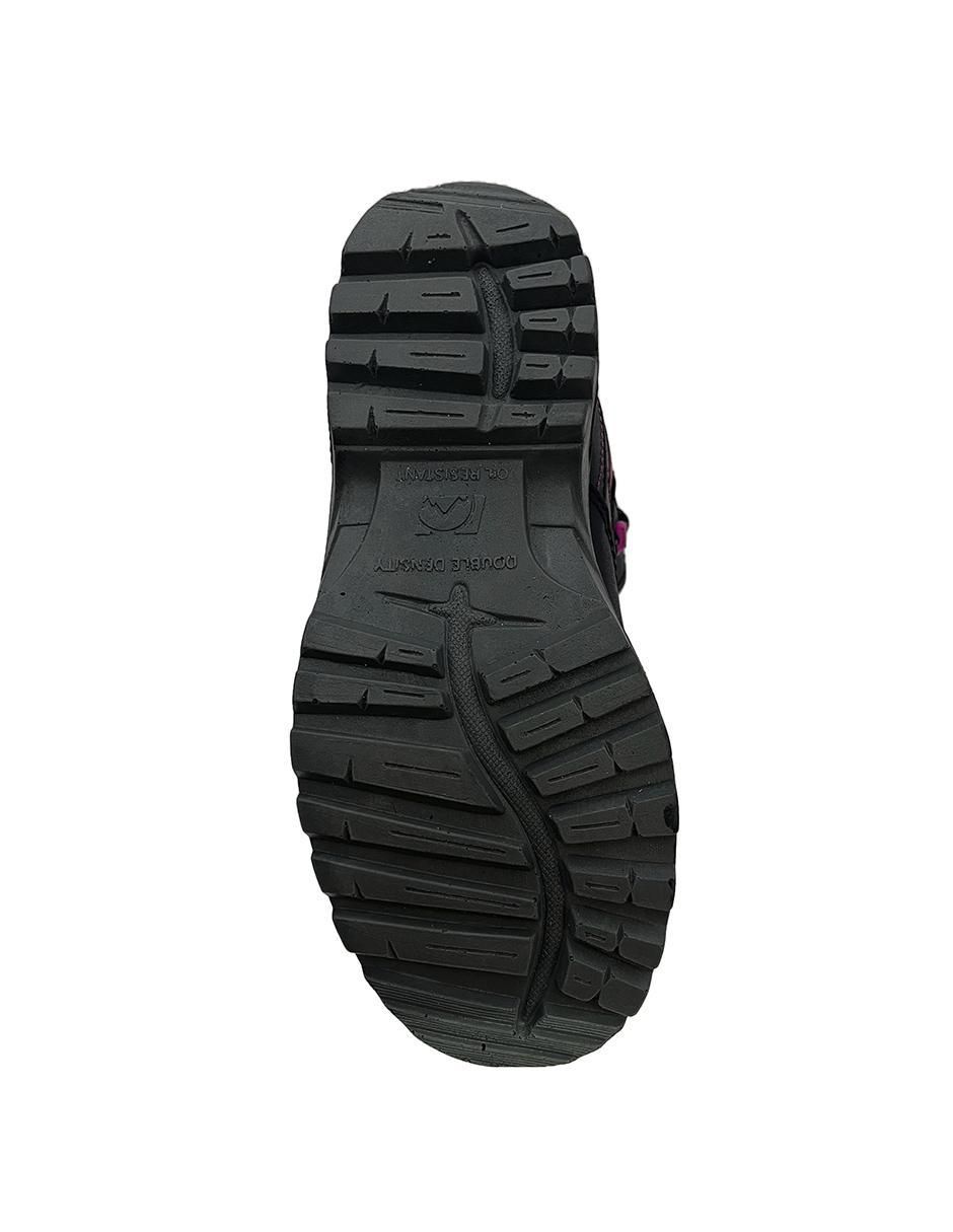 Bota al tobillo de piel para mujer 4