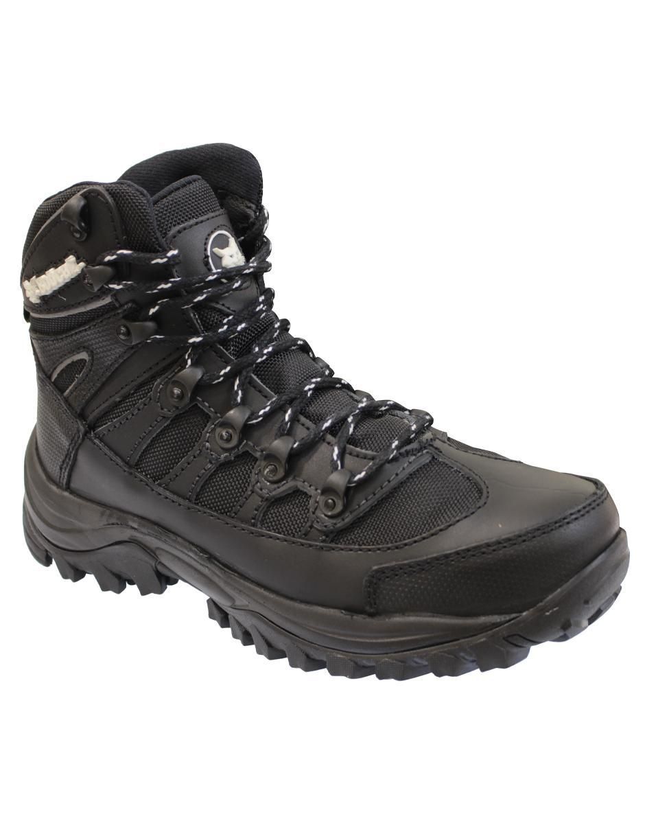 Bota al tobillo de piel para mujer