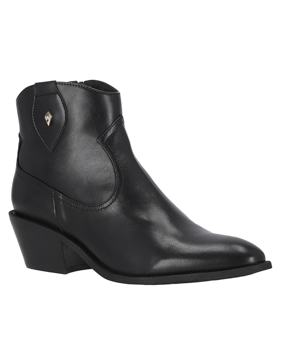 Nine West Outlet NINE WEST Vilage, Botas Cortas Al Tobillo Mujer, Negro Booties Low Heel