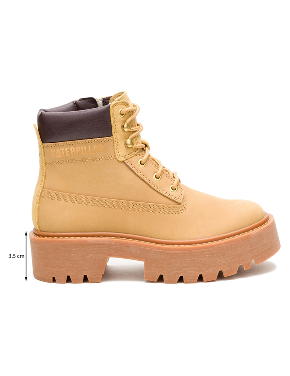 Bota arriba del tobillo de piel para mujer 7