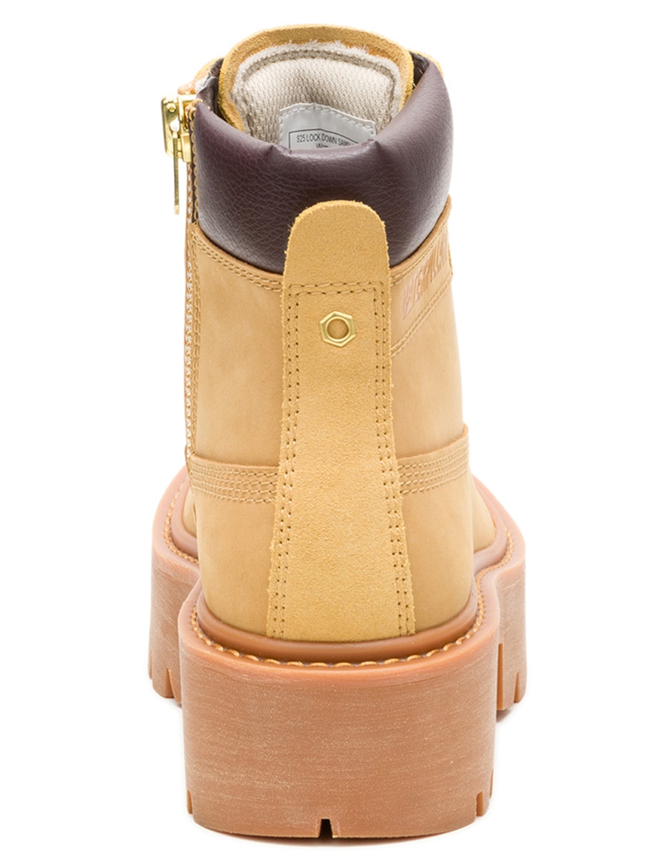 Bota arriba del tobillo de piel para mujer 3