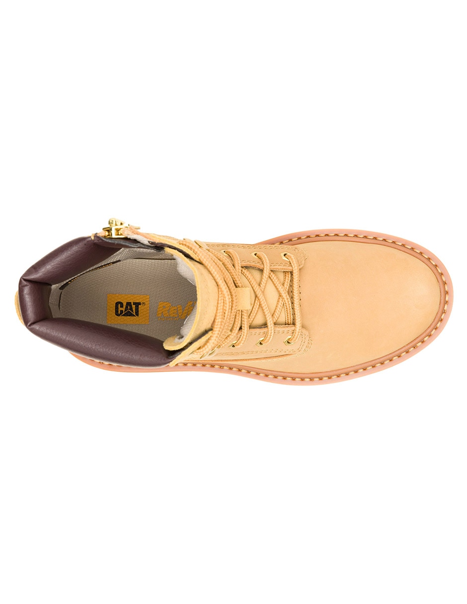 Bota arriba del tobillo de piel para mujer 6