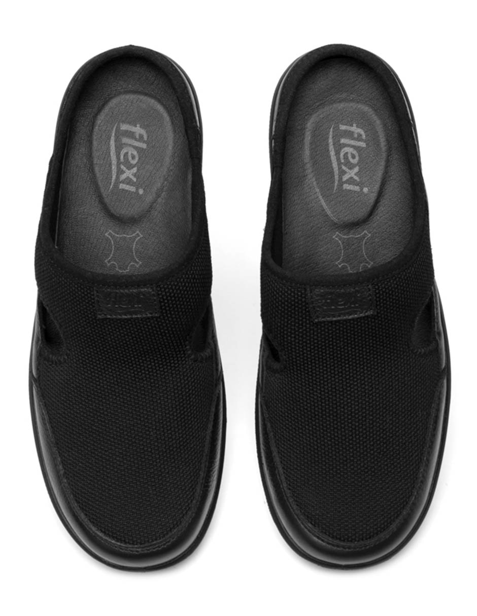 Zueco de piel para mujer 4