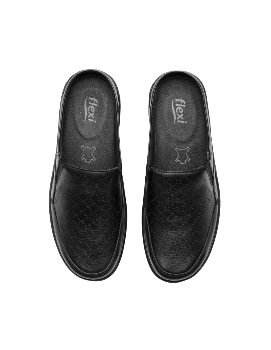 Zueco de piel para mujer 7