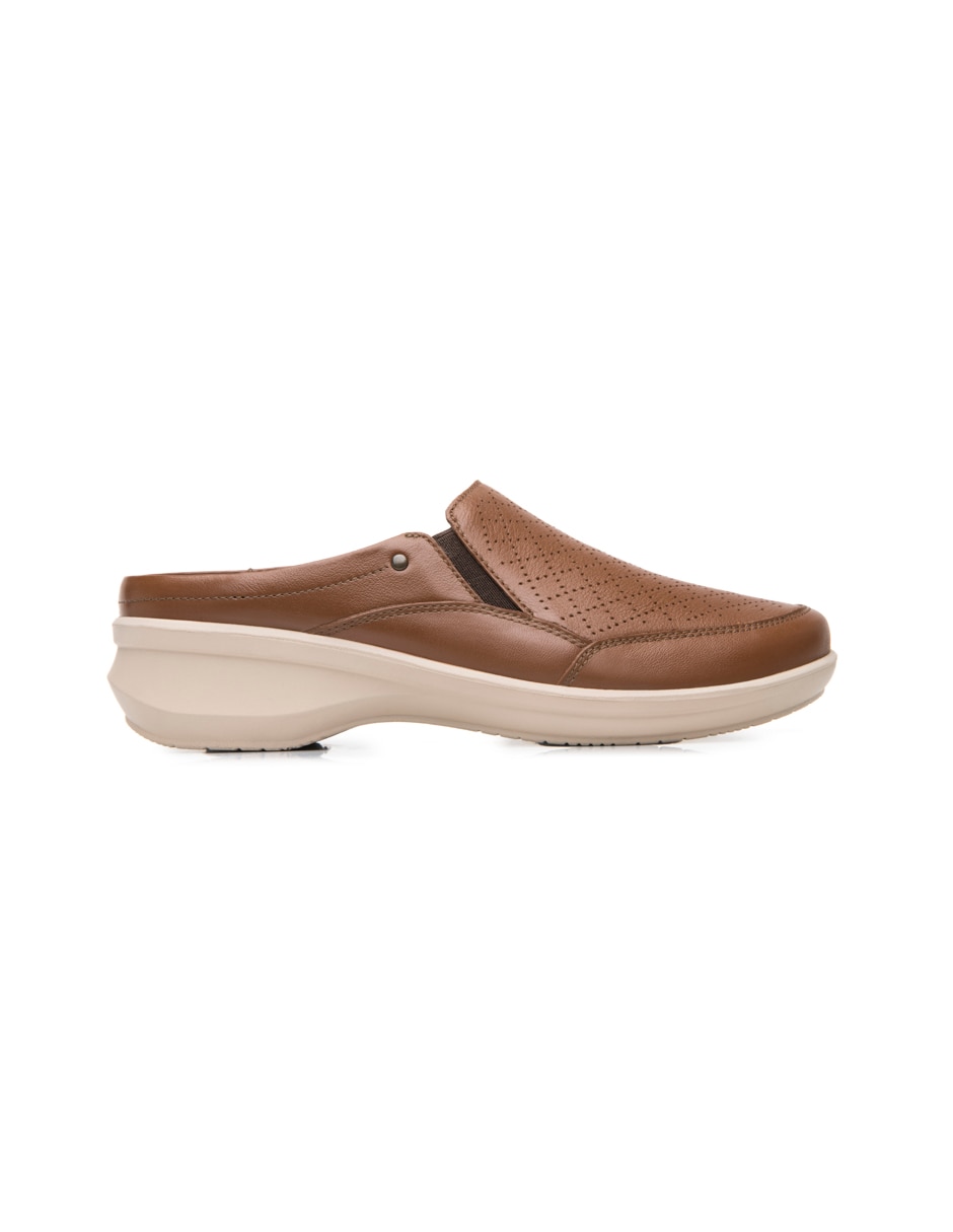 Zueco de piel para mujer 3