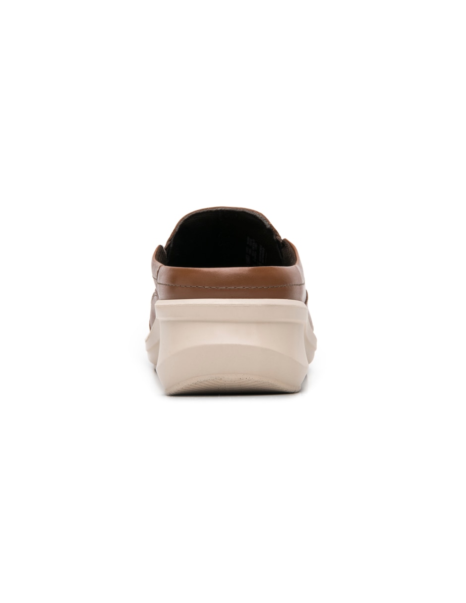 Zueco de piel para mujer 4