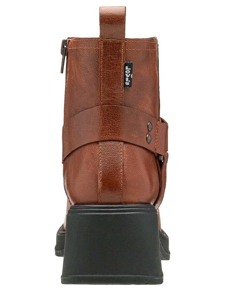 Bota al tobillo Vivien de piel para mujer 4