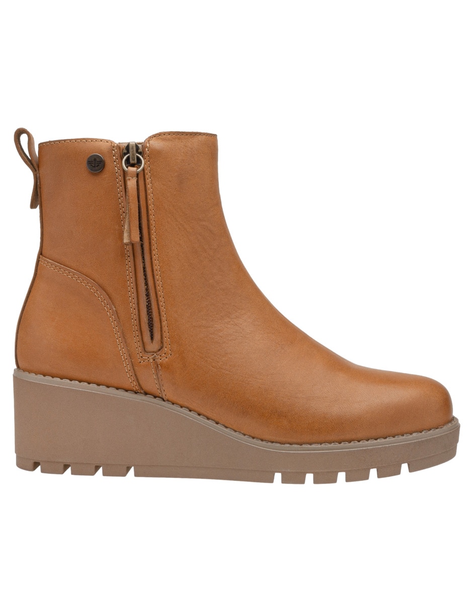 Bota al tobillo Beth de piel para mujer