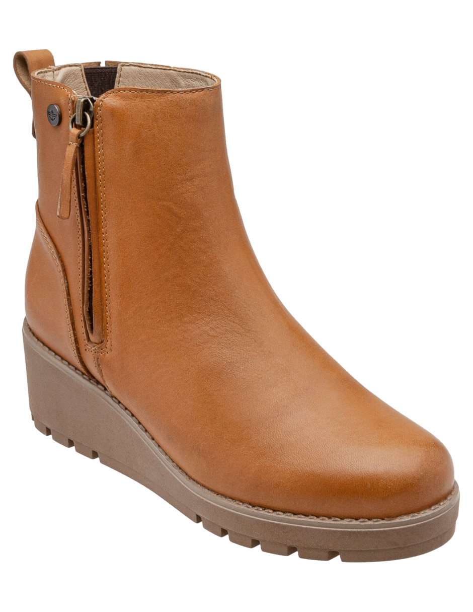 Bota al tobillo Beth de piel para mujer 2