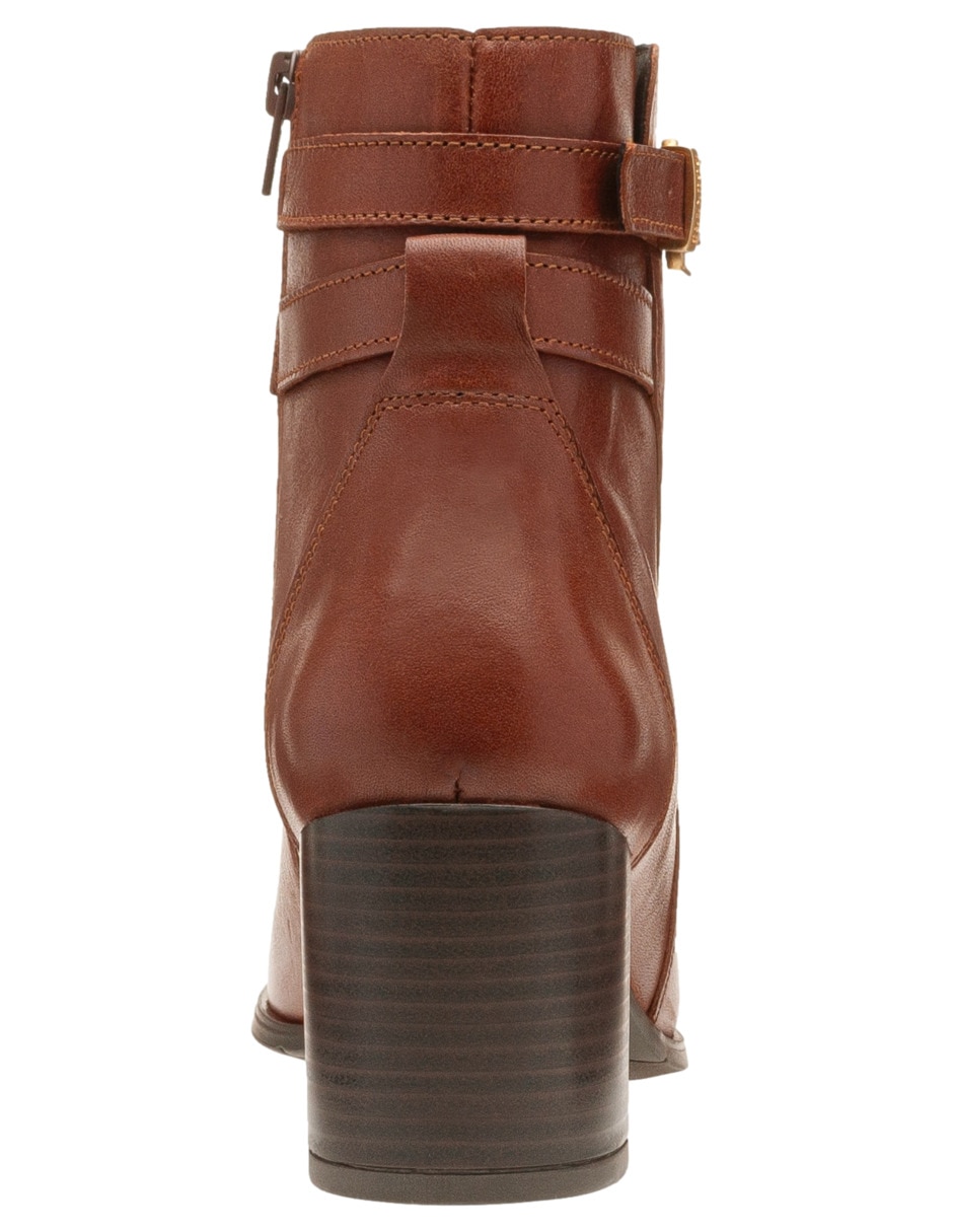 Bota al tobillo Charlotte de piel para mujer 4