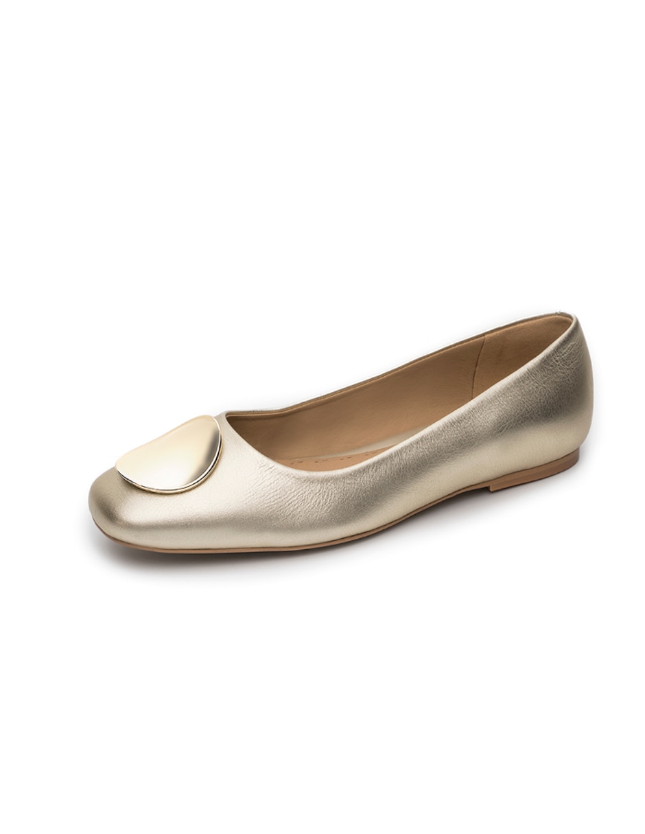 Balerina de piel para mujer 8
