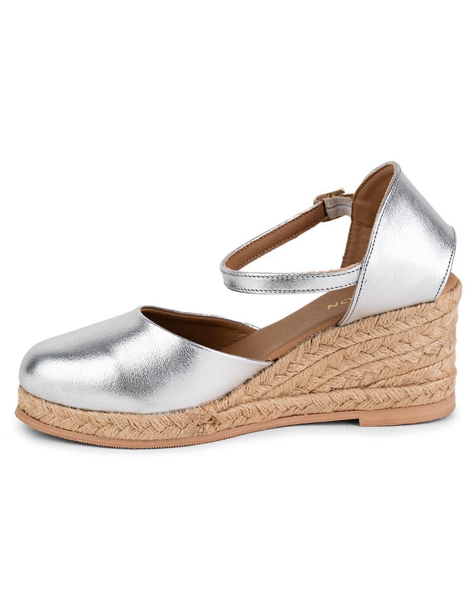 Alpargata para mujer Fatima Silver 3