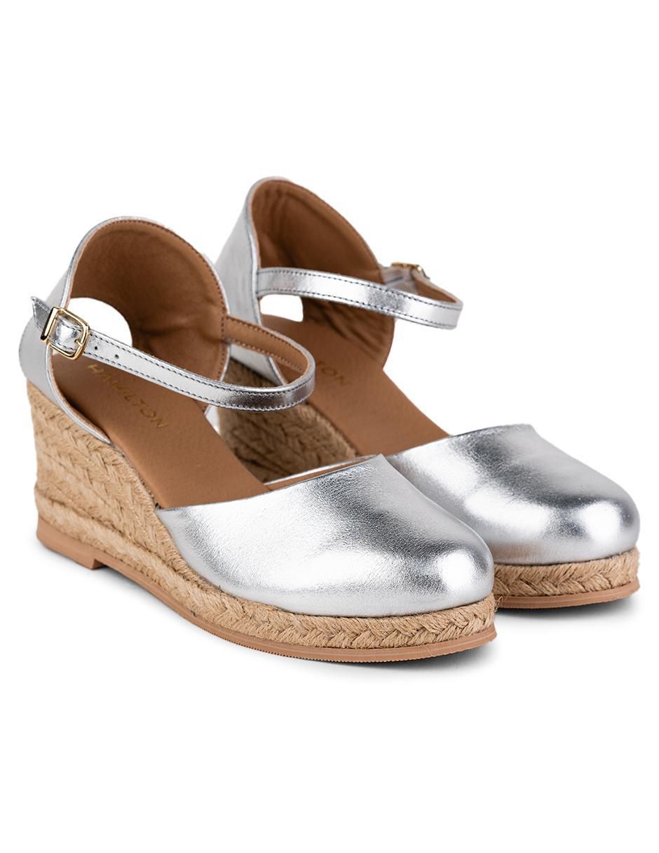 Alpargata para mujer Fatima Silver 4