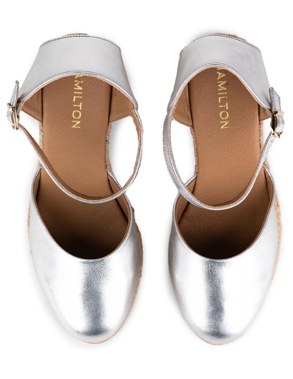 Alpargata para mujer Fatima Silver 5