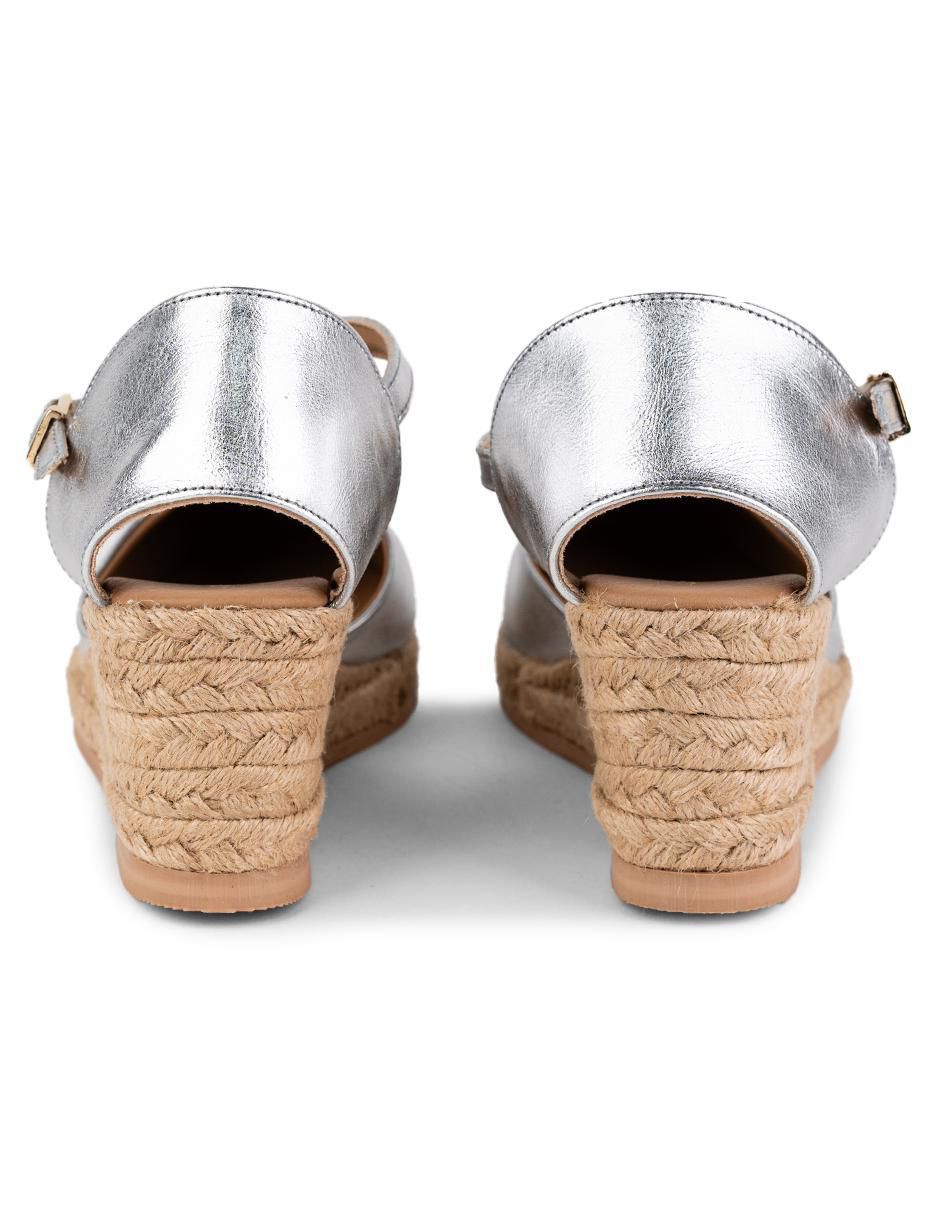 Alpargata para mujer Fatima Silver 6