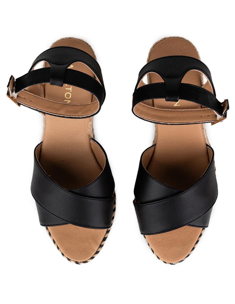 Alpargata para mujer Rocio Black 5
