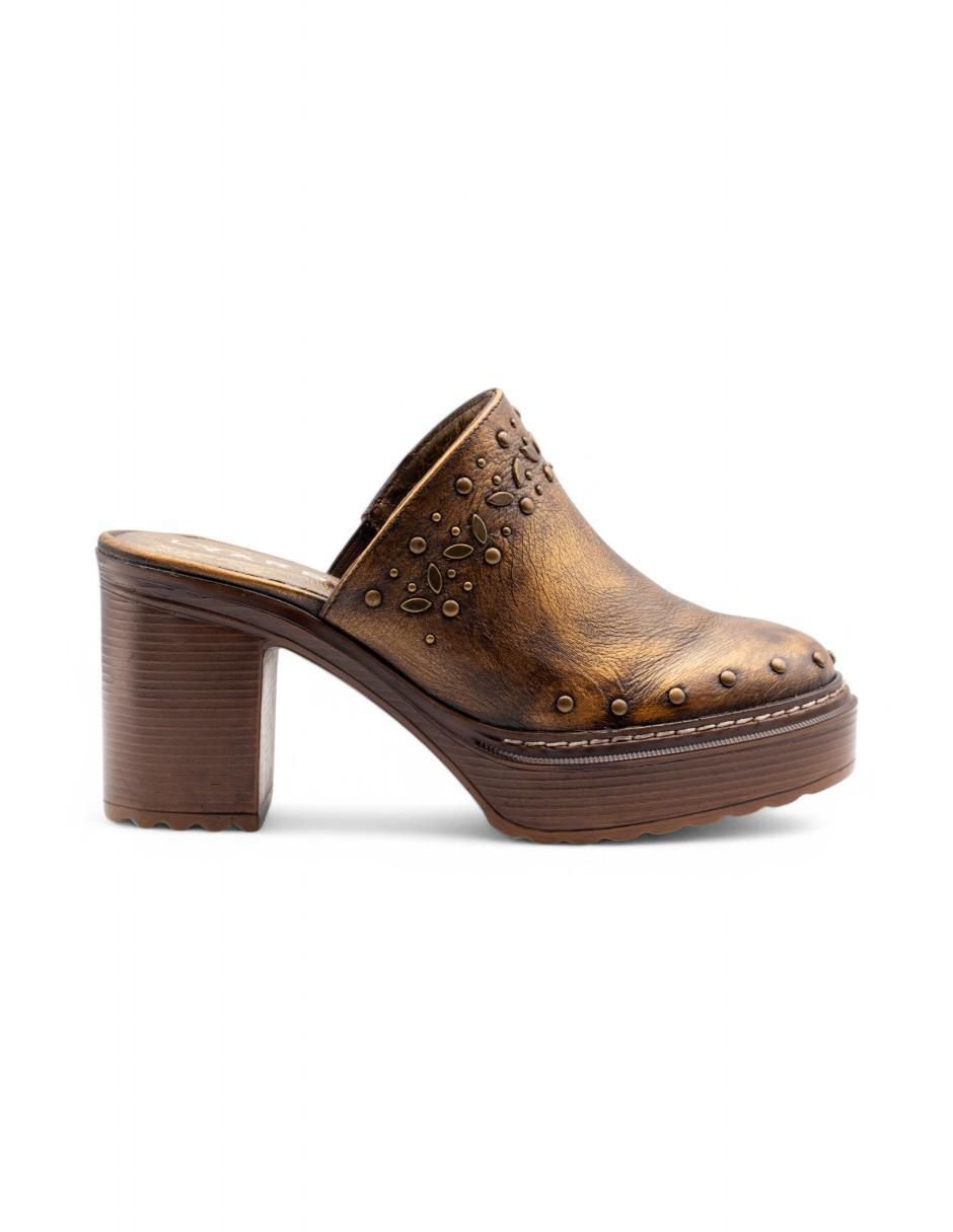 Zapatilla de piel Zapatilla de piel