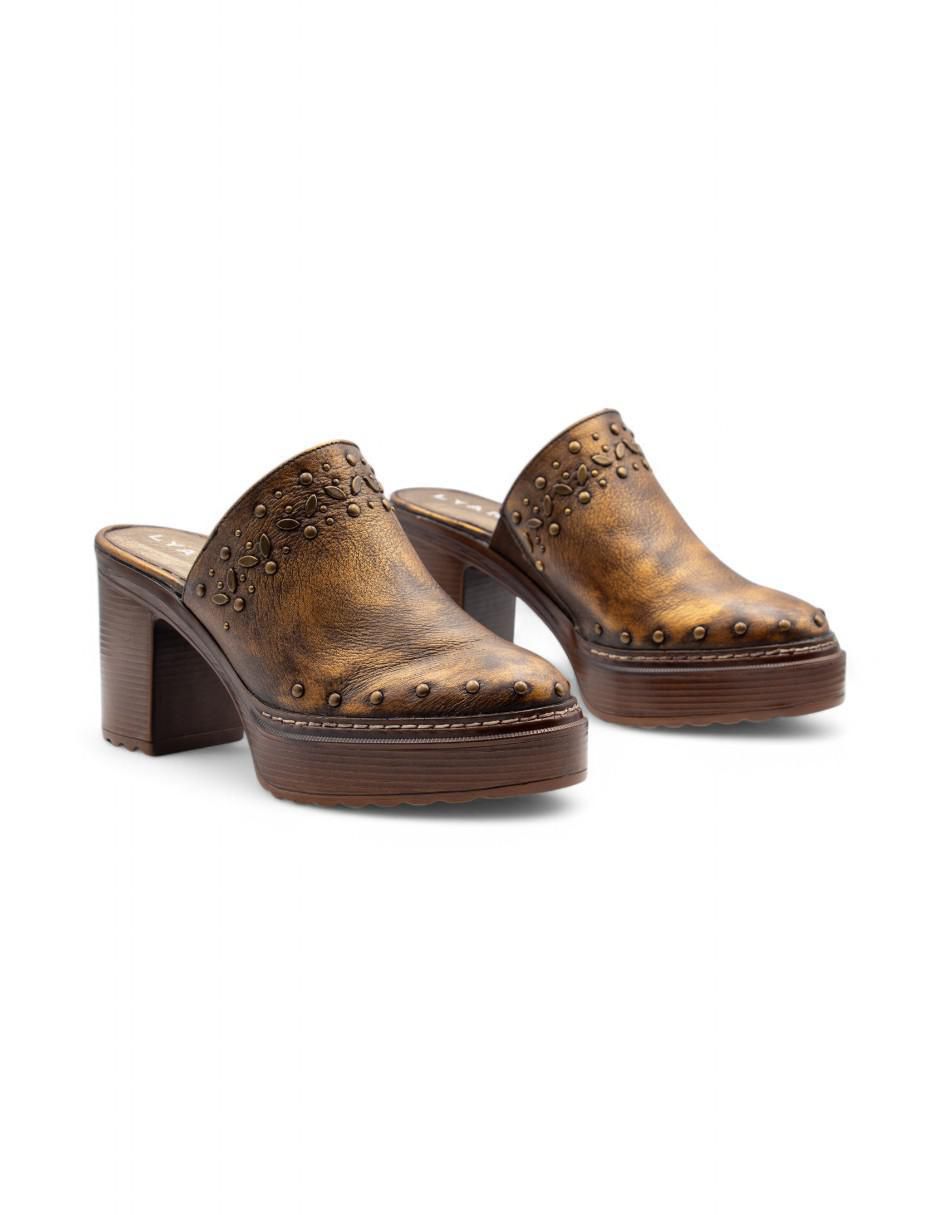 Zapatilla de piel 3