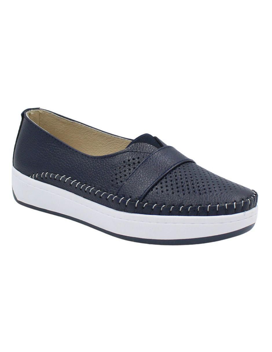 Zapato senties primavera verano "de" piel "para mujer"