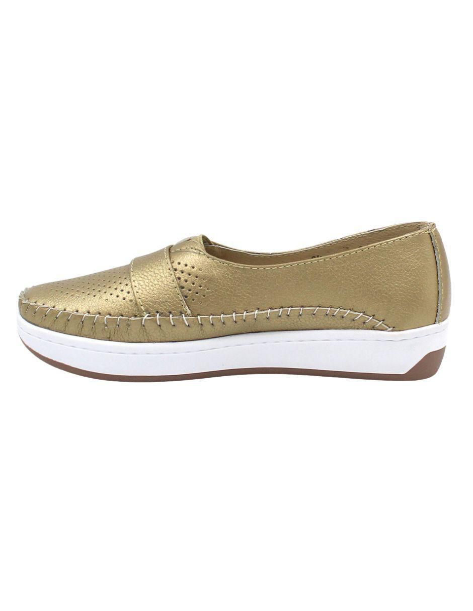 Mocasín de piel para mujer 4