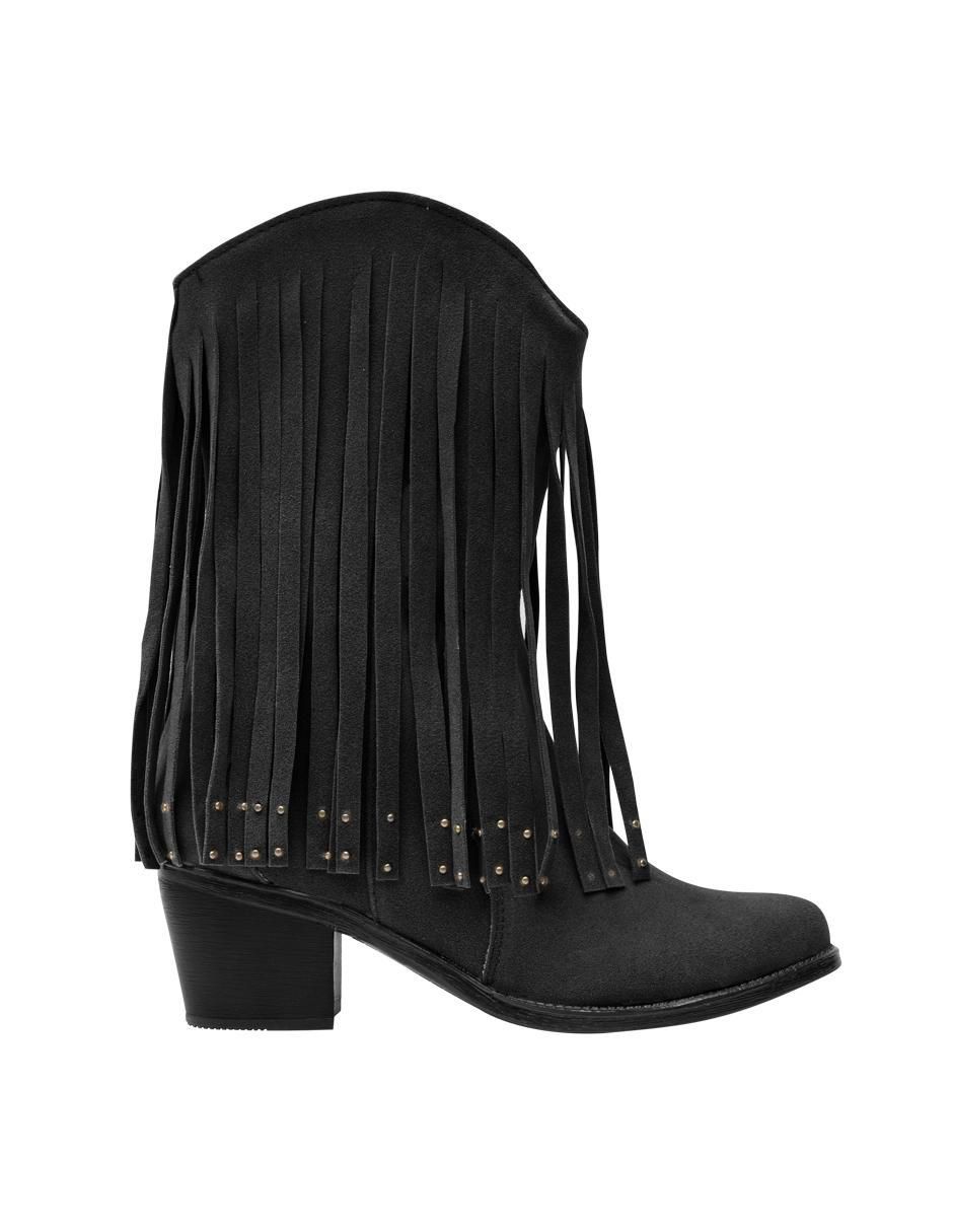 Bota cowboy media pierna para mujer 2