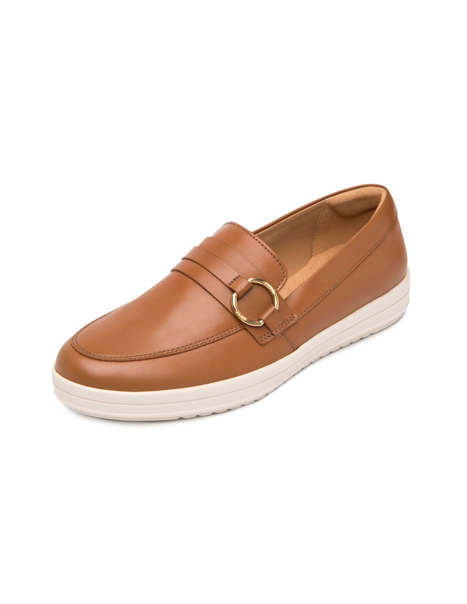 Mocasín de piel para mujer 9