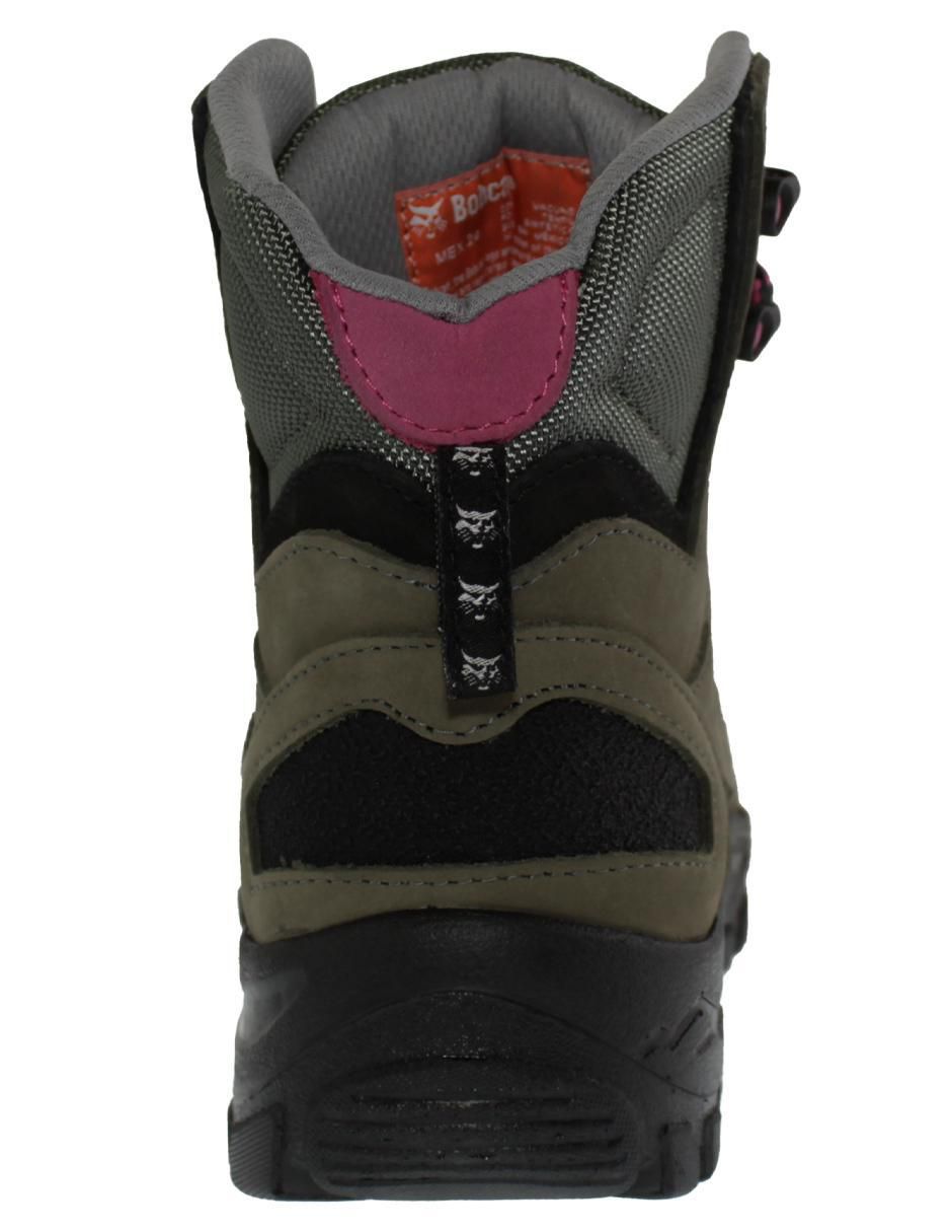 Bota al tobillo de piel para mujer 4