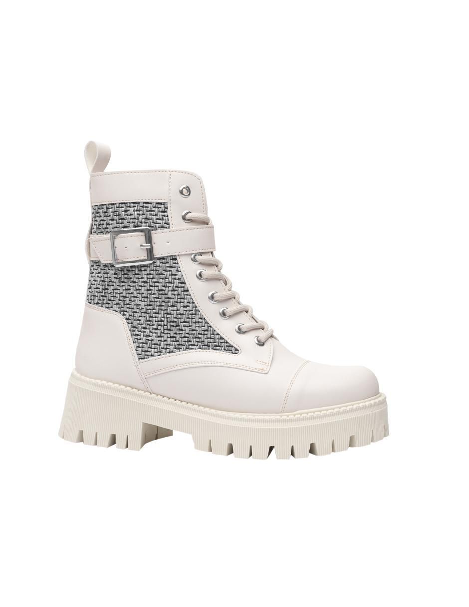 Bota combat arriba del tobillo para mujer