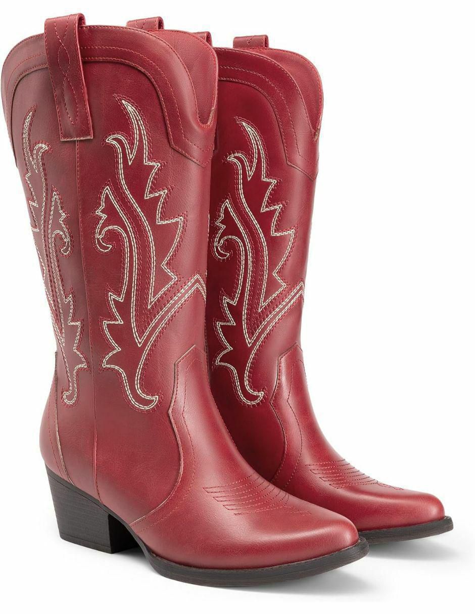 Bota cowboy arriba del tobillo dream paris sin familia o colección "de" piel vegana "para mujer"