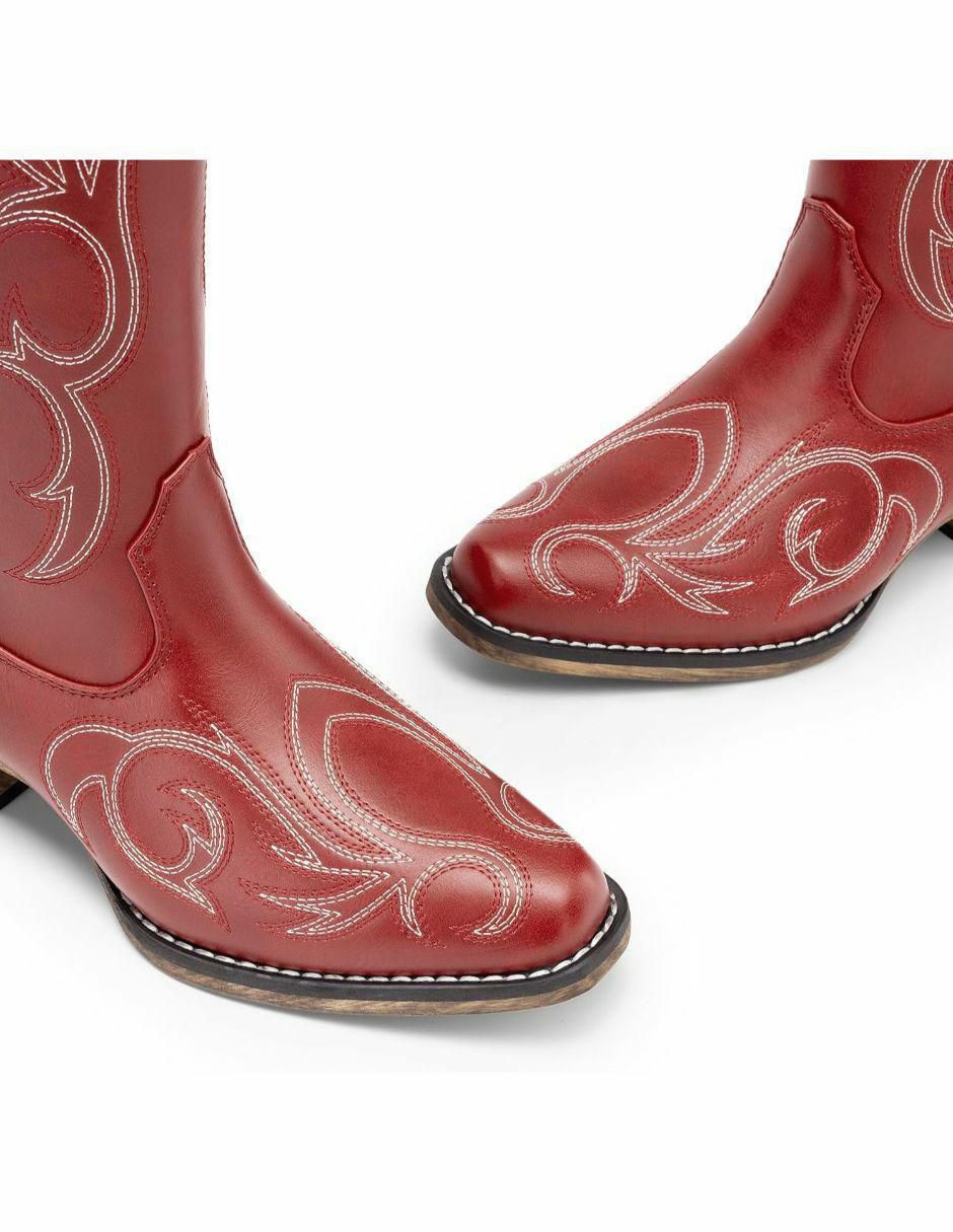 Bota cowboy arriba del tobillo dream paris sin familia o colección "de" piel vegana "para mujer"