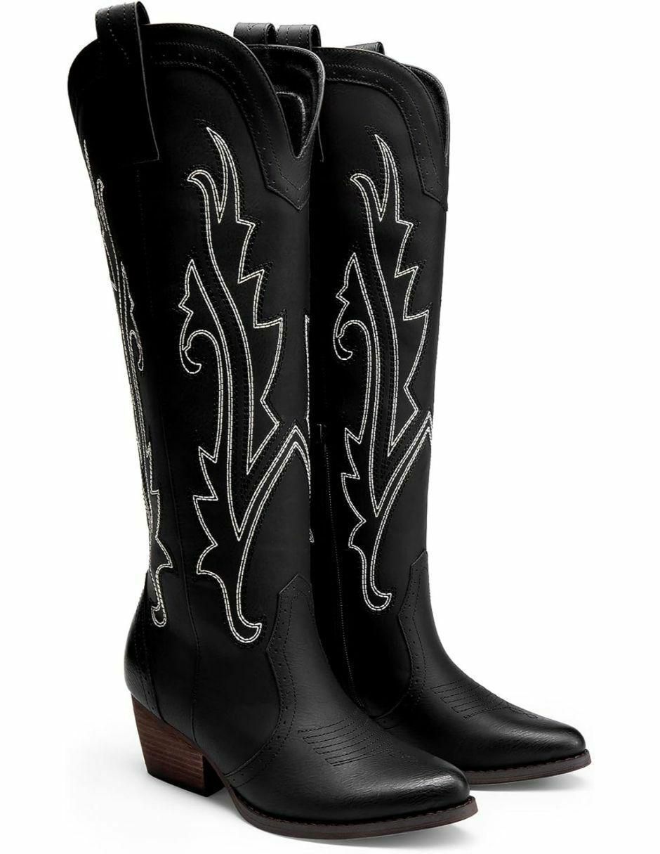 Bota cowboy arriba del tobillo para mujer 2
