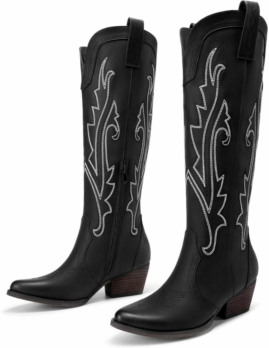 Bota cowboy arriba del tobillo para mujer 3
