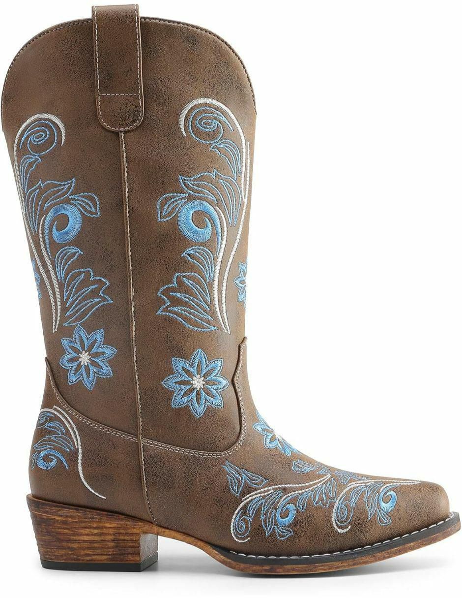 Bota cowboy arriba del tobillo para mujer 3