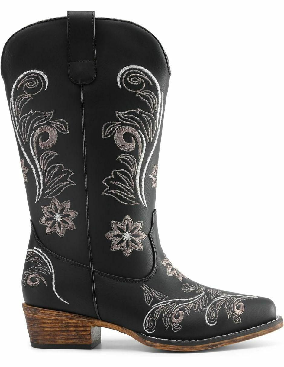 Bota cowboy arriba del tobillo dream paris sin familia o colección "de" piel vegana "para mujer"