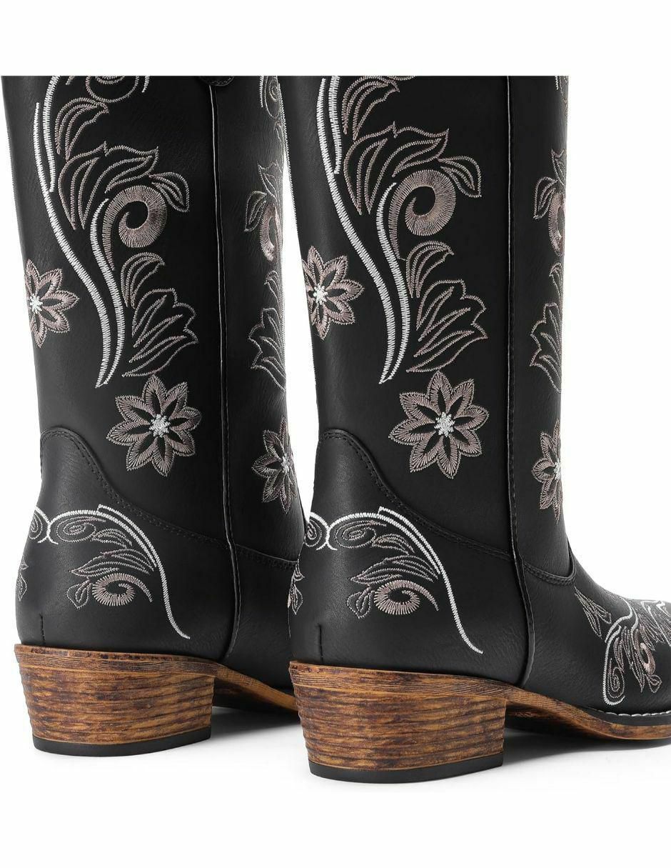 Bota cowboy arriba del tobillo dream paris sin familia o colección "de" piel vegana "para mujer"