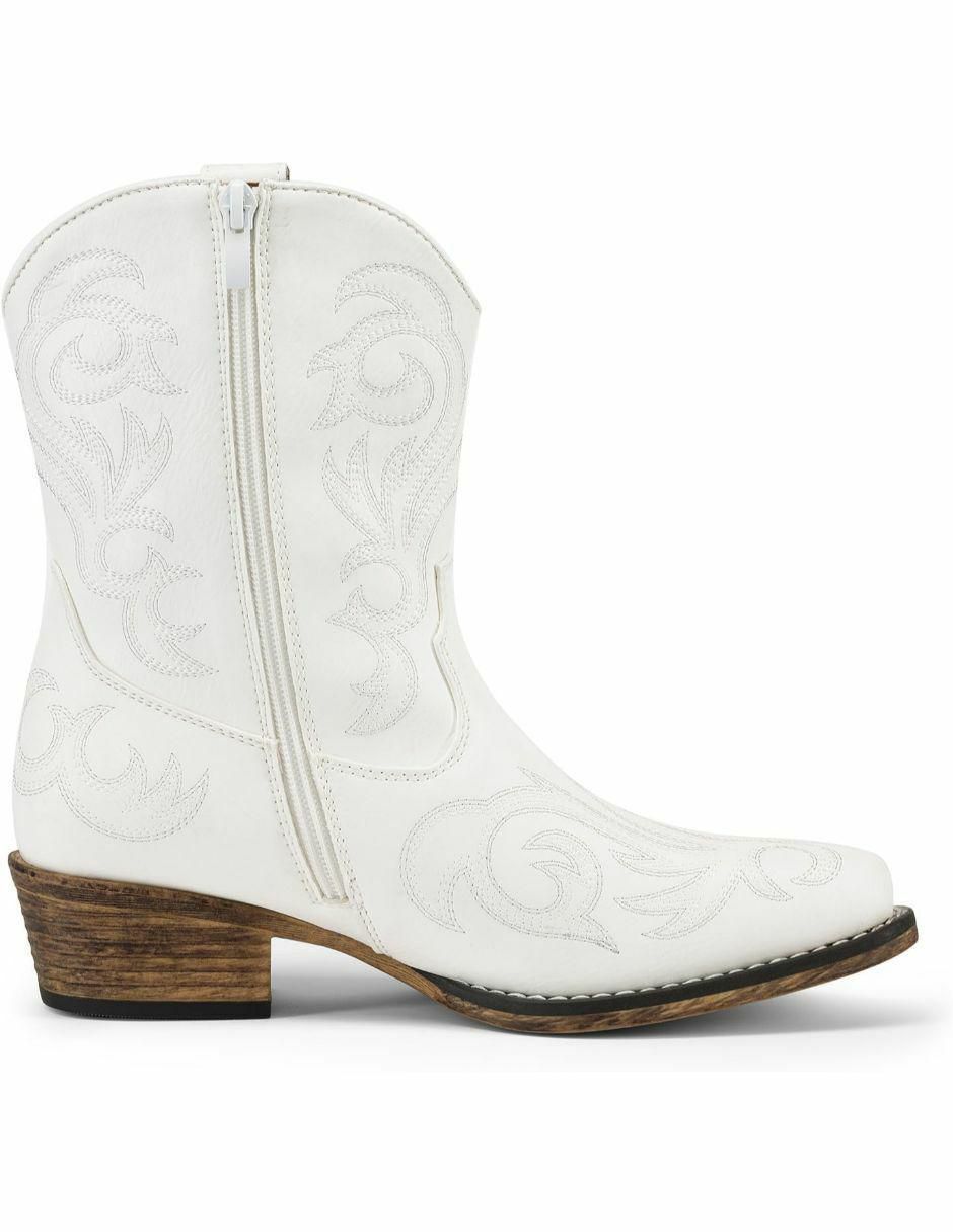 Bota cowboy arriba del tobillo para mujer 2
